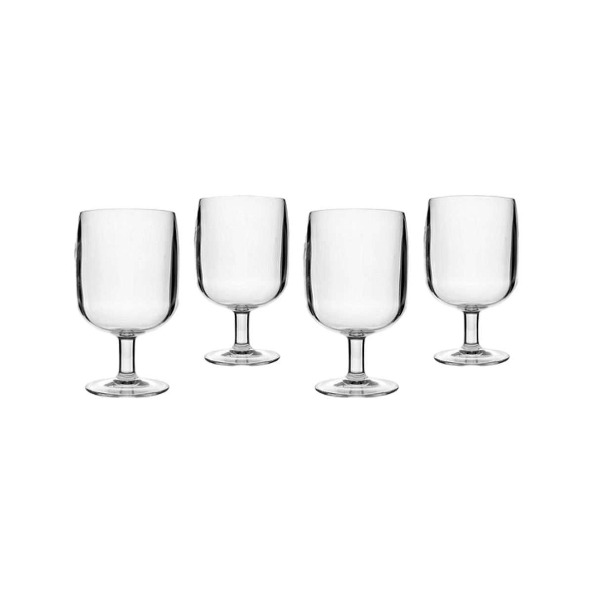 Bo-Camp Wijnglas kunststof nestbaar 4st