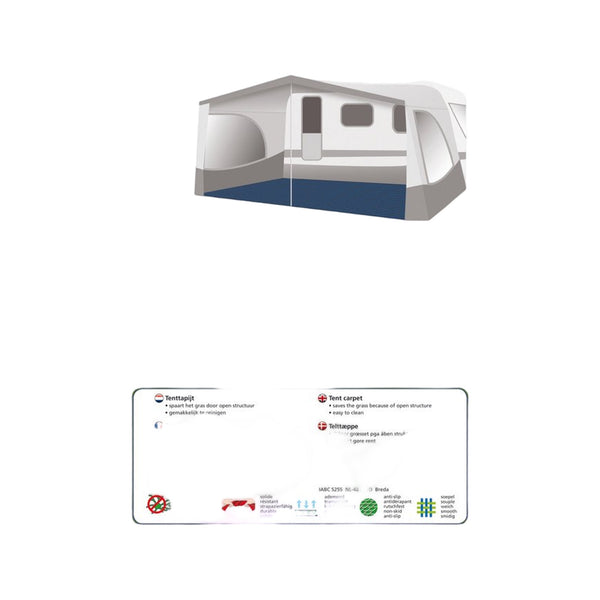 Bo-Camp Tenttapijt pak blauw 4,0x2,5mtr
