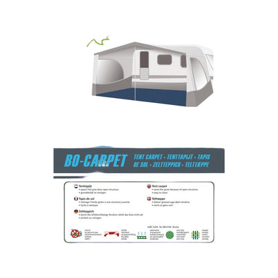 Bo-Camp Tenttapijt pak blauw 5,0x3,0mtr