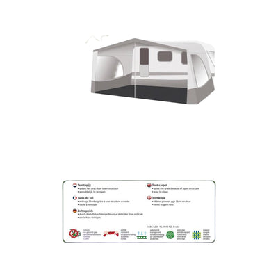 Bo-Camp Tenttapijt pak antrac 5,0x2,5mtr