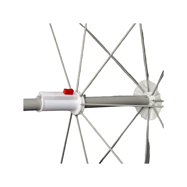 Bo-Camp Parasol diameter 200cm grijs