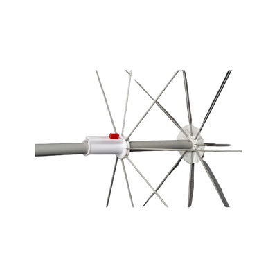 Bo-Camp Parasol diameter 165cm grijs