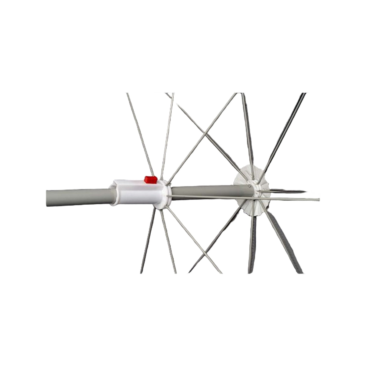 Bo-Camp Parasol diameter 165cm grijs