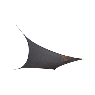 Bo-Camp Schaduwdoek ruit grijs 3,6x3,6m