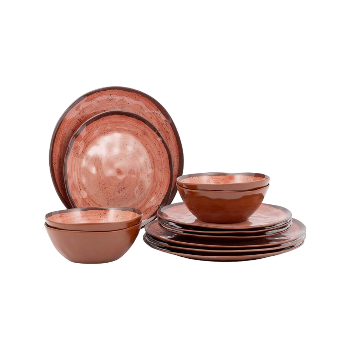 Bo-Camp Servies Halo 12dlg terra