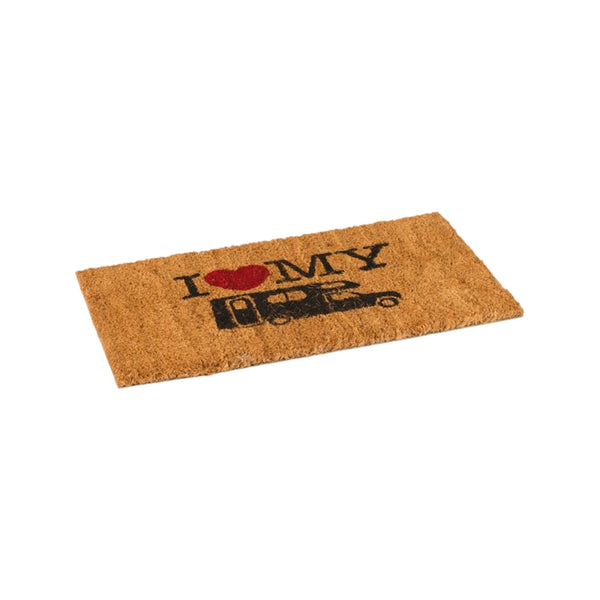 Bo-Camp Deurmat kokos Camper 25x50cm