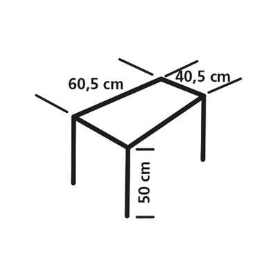 Eurotrail Cadiz S Compacte Opvouwbare Campingtafel