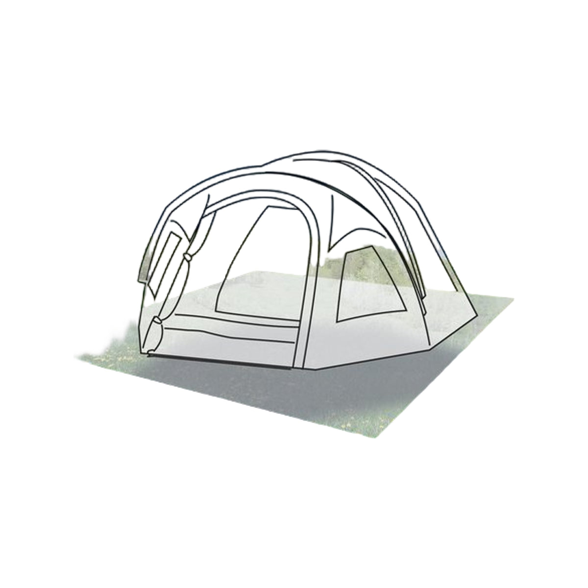 Eurotrail Plastic ondergrondzeil 600x300 cm