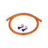 Gimeg HD gasslang pvc met 2 slangklemmen 1,5 m