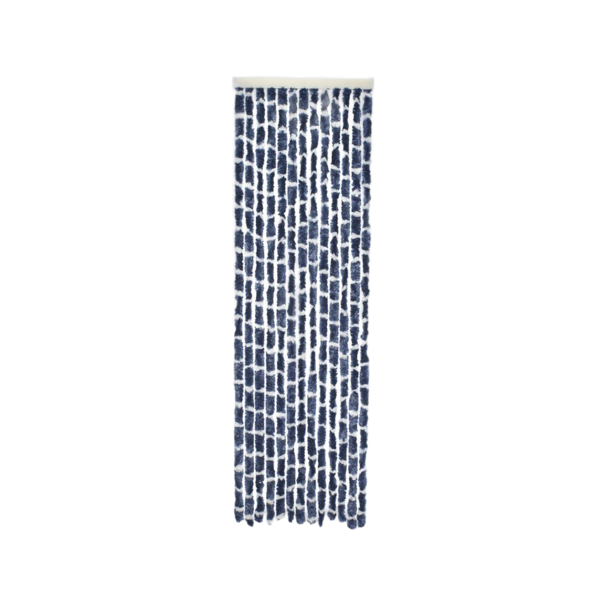Travellife Chenille Streep blauw/wit 56x185cm