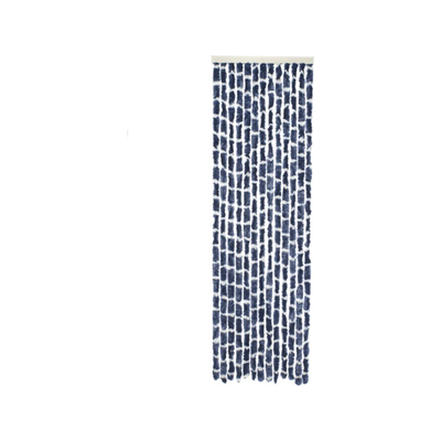 Travellife Chenille Streep blauw/wit 56x185cm