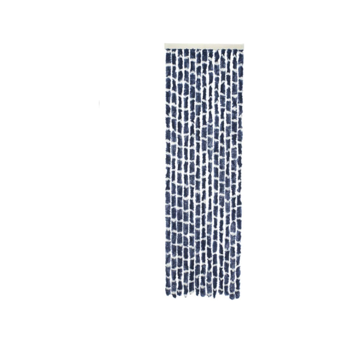 Travellife Chenille Streep blauw/wit 56x185cm
