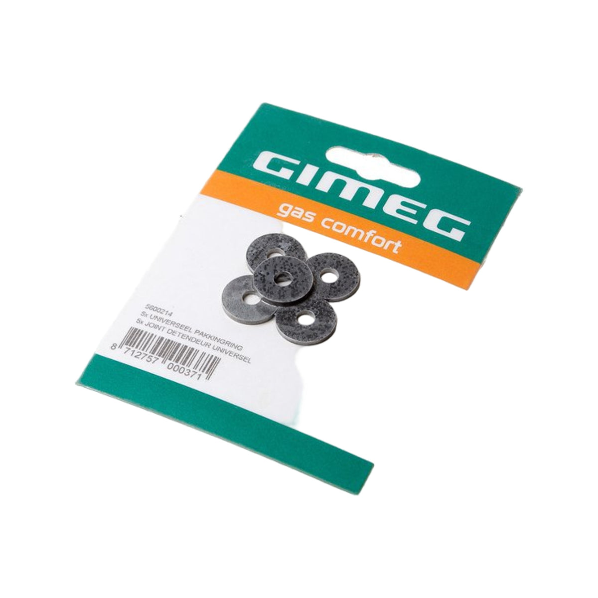 Gimeg pakkingring rubber kombi 19x6x2mm (5 stuks)