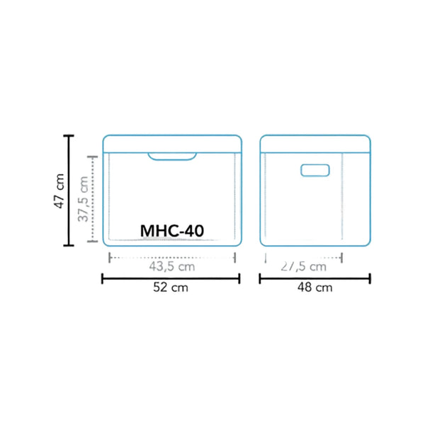 Mestic koelbox Hybride MHC-40 AC/DC