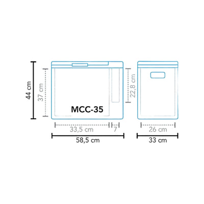 Mestic koelbox compressor MCC-35 AC/DC