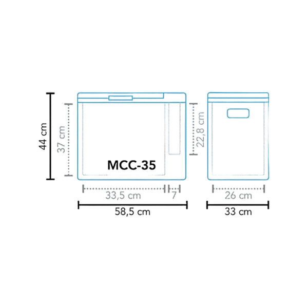 Mestic koelbox compressor MCC-35 AC/DC