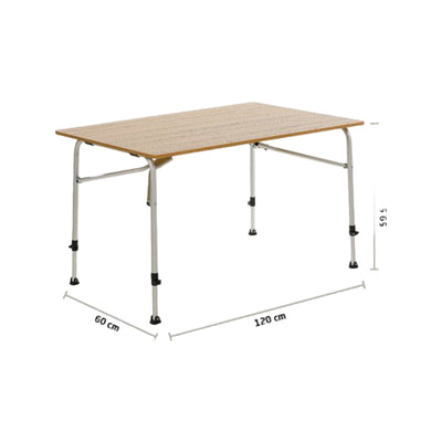 Travellife Sorrento tafel honeycomb brown 120