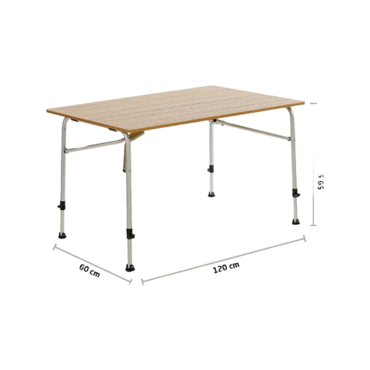 Travellife Sorrento tafel honeycomb brown 120