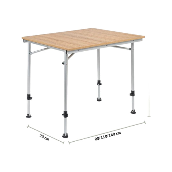 Travellife Sorrento tafel brown 80/110/140