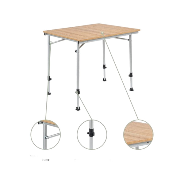 Travellife Sorrento tafel brown 80/110/140