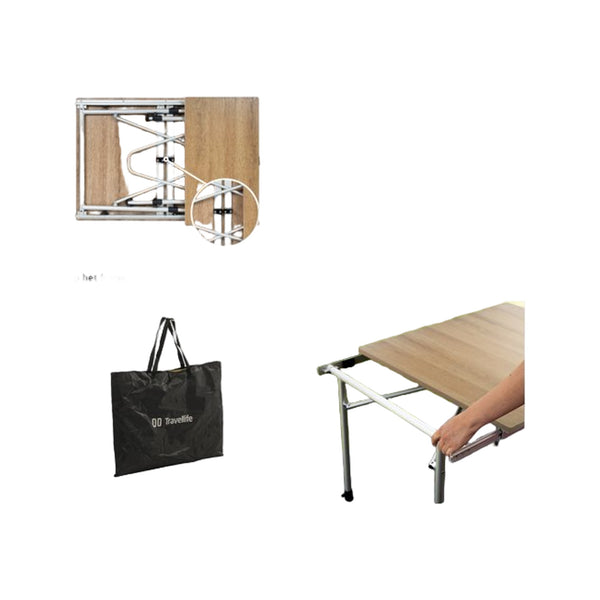Travellife Sorrento tafel brown 80/110/140