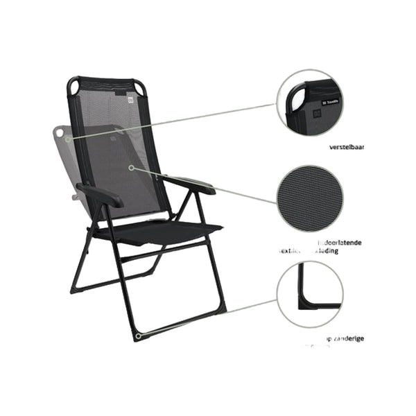 Travellife Como standenstoel blend grey