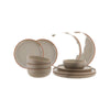 Travellife Avila serviesset taupe brown 12 dlg