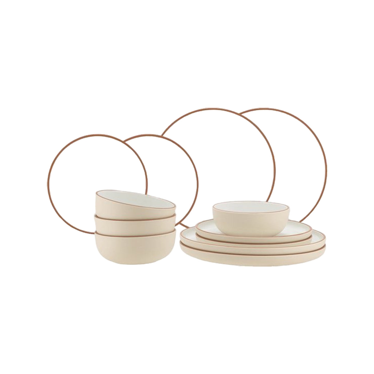 Travellife Avila serviesset chalk white 12 dlg