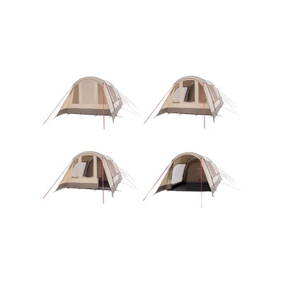 Nomad Dogon 280 TC Air 4-Persoons Familietent met Luifel