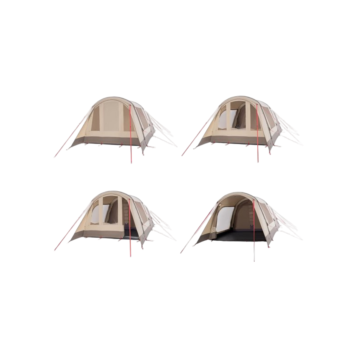Nomad Dogon 280 TC Air 4-Persoons Familietent met Luifel