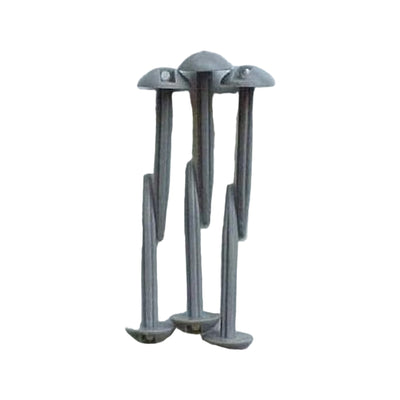 Campking zak 6 grondzeilpen kunststof 10 cm