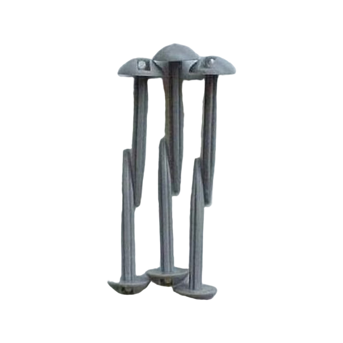 Campking zak 6 grondzeilpen kunststof 10 cm