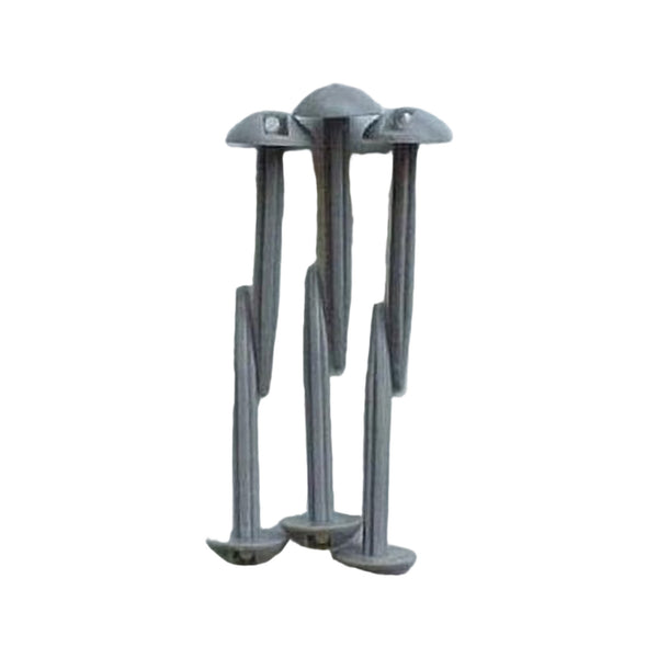 Campking zak 6 grondzeilpen kunststof 10 cm