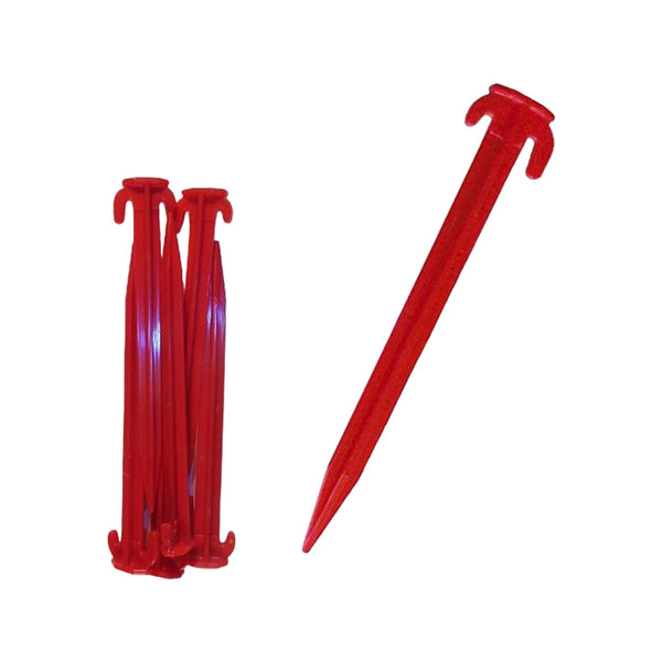 Campking zak 6 tentharing kunststof 20 cm