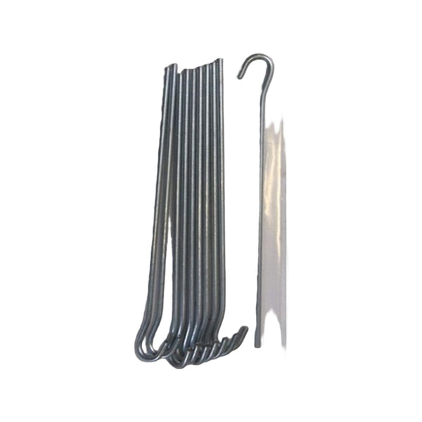 Campking zak 10 grondpen open oog 18 cm