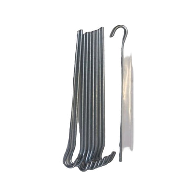 Campking zak 10 grondpen open oog 24 cm