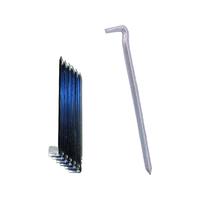 Campking zak 6 grondpen vierkant 16 cm x 5 mm