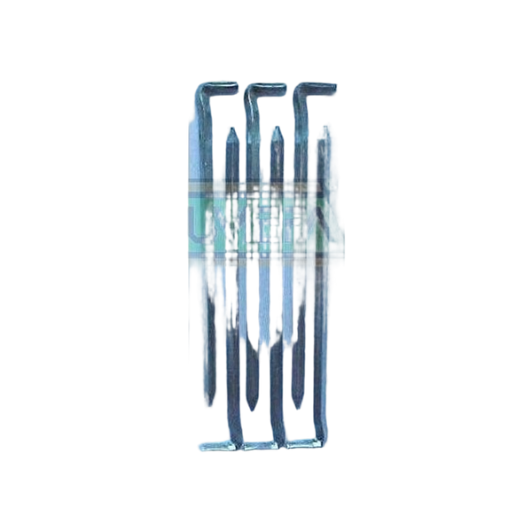 Campking zak 6 grondpen vierkant 20 cm x 5 mm