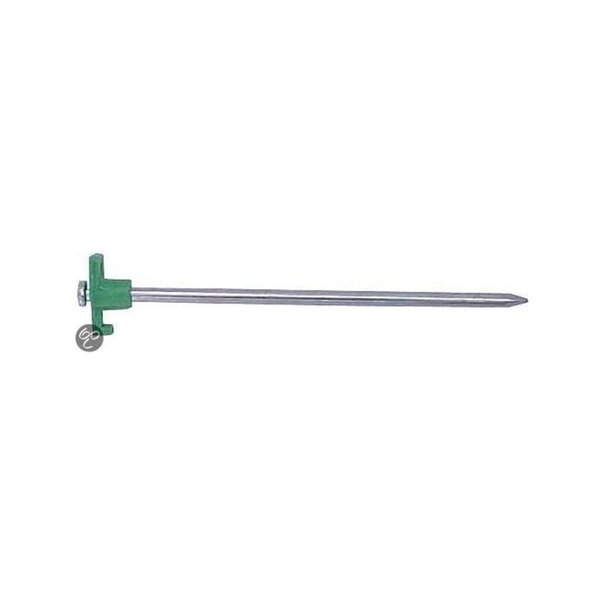 Campking zak 4 rotspen 25cm +kunstst.haak
