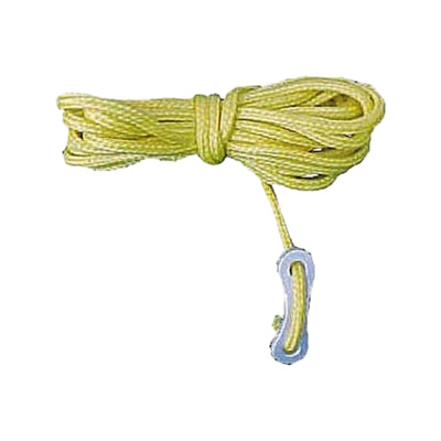 Campking zak 4 scheerlijn geel 3mm nylon 4meter