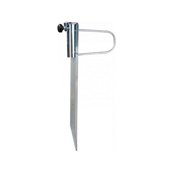 Campking parasolharing 46 cm verzinkt met handgreep