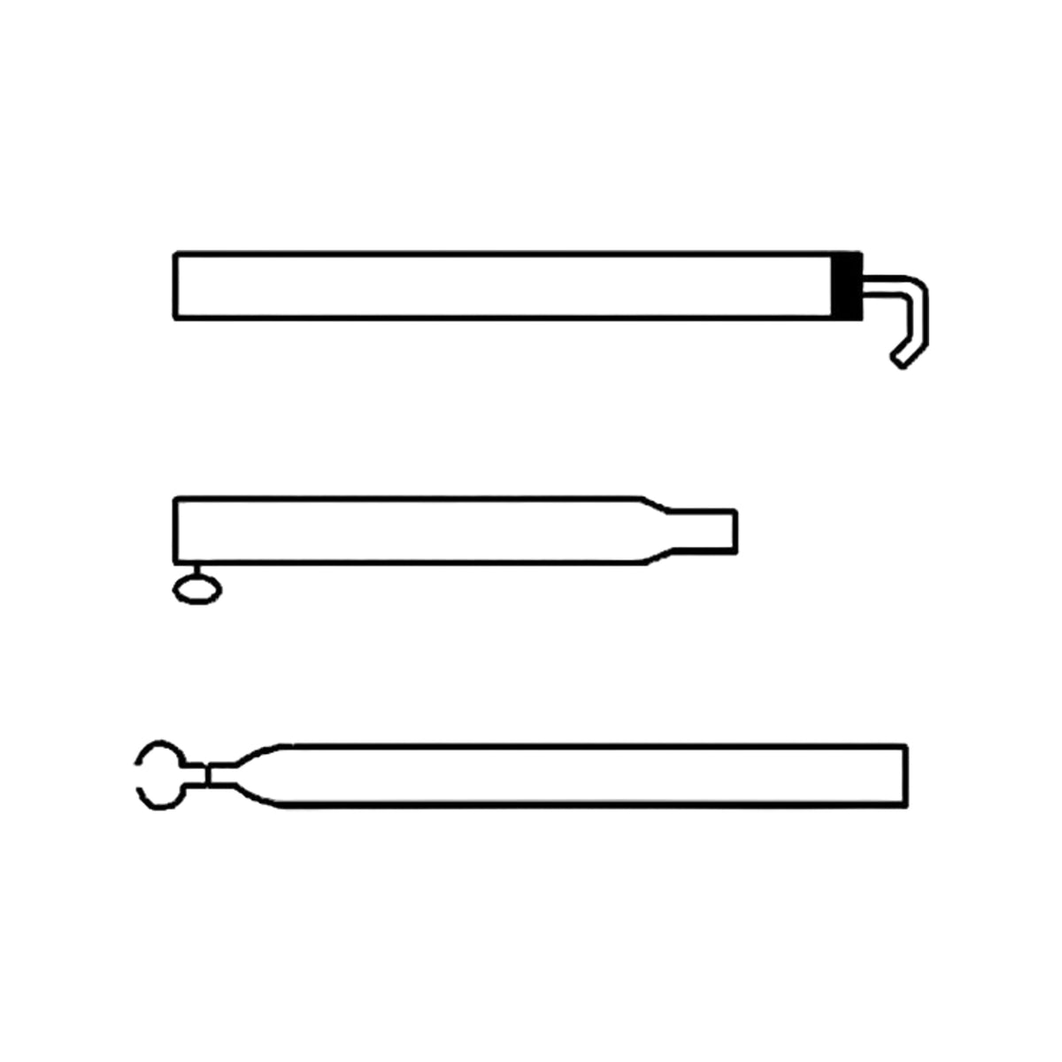 Campking zak extra dakligger 25/22 mm.170-250 cm