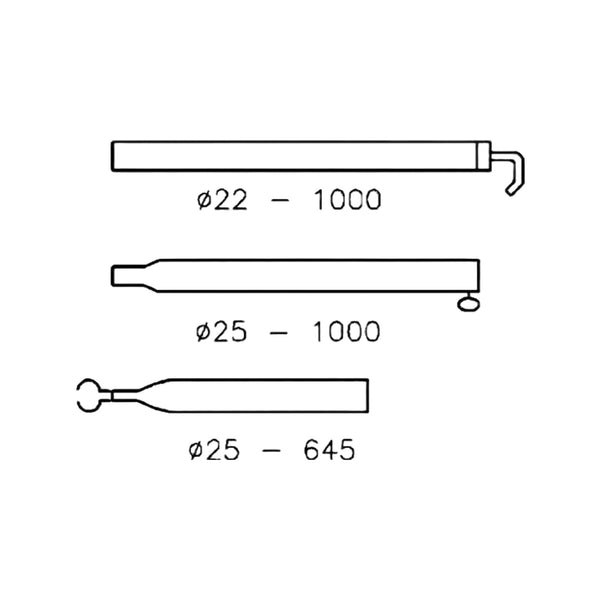 Campking zak extra dakligger 25/22 mm.170-250 cm