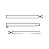 Campking zak verandastang 25/22 mm.170-250 cm