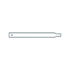Campking Zak 1 tussendeel 22mm 115/110cm + veer + gat