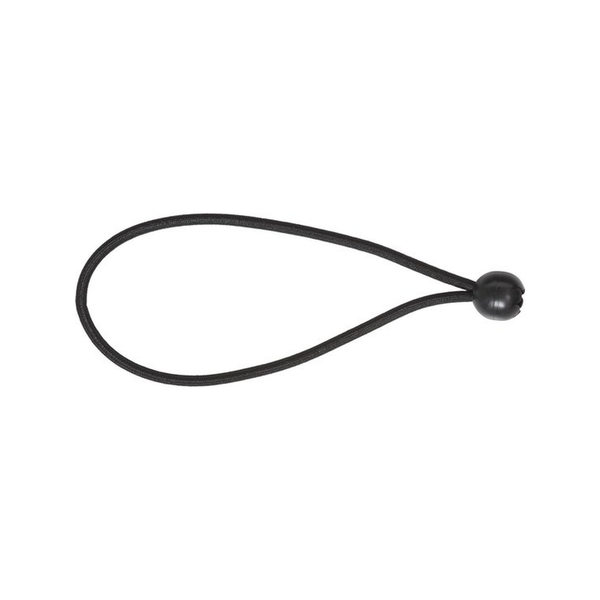 Campking zak 4 trapezekoord spanner+knop zwart 25 cm
