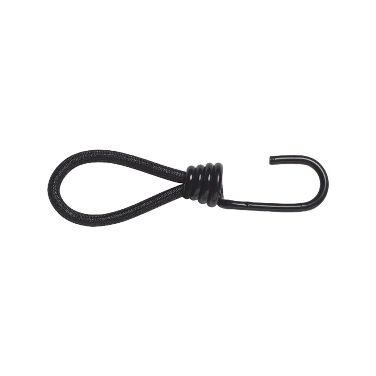 Campking zak 6 tentspanner met haak 13 cm zwart