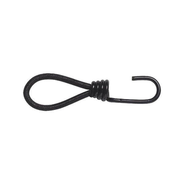 Campking zak 6 tentspanner met haak 13 cm zwart