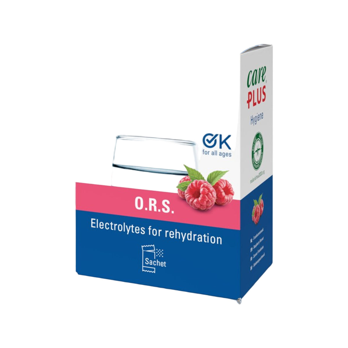 Care Plus O.R.S. Children raspberry flavour