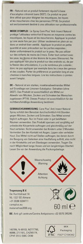CP® Anti-Insect Natural spray Citriodiol, 60ml